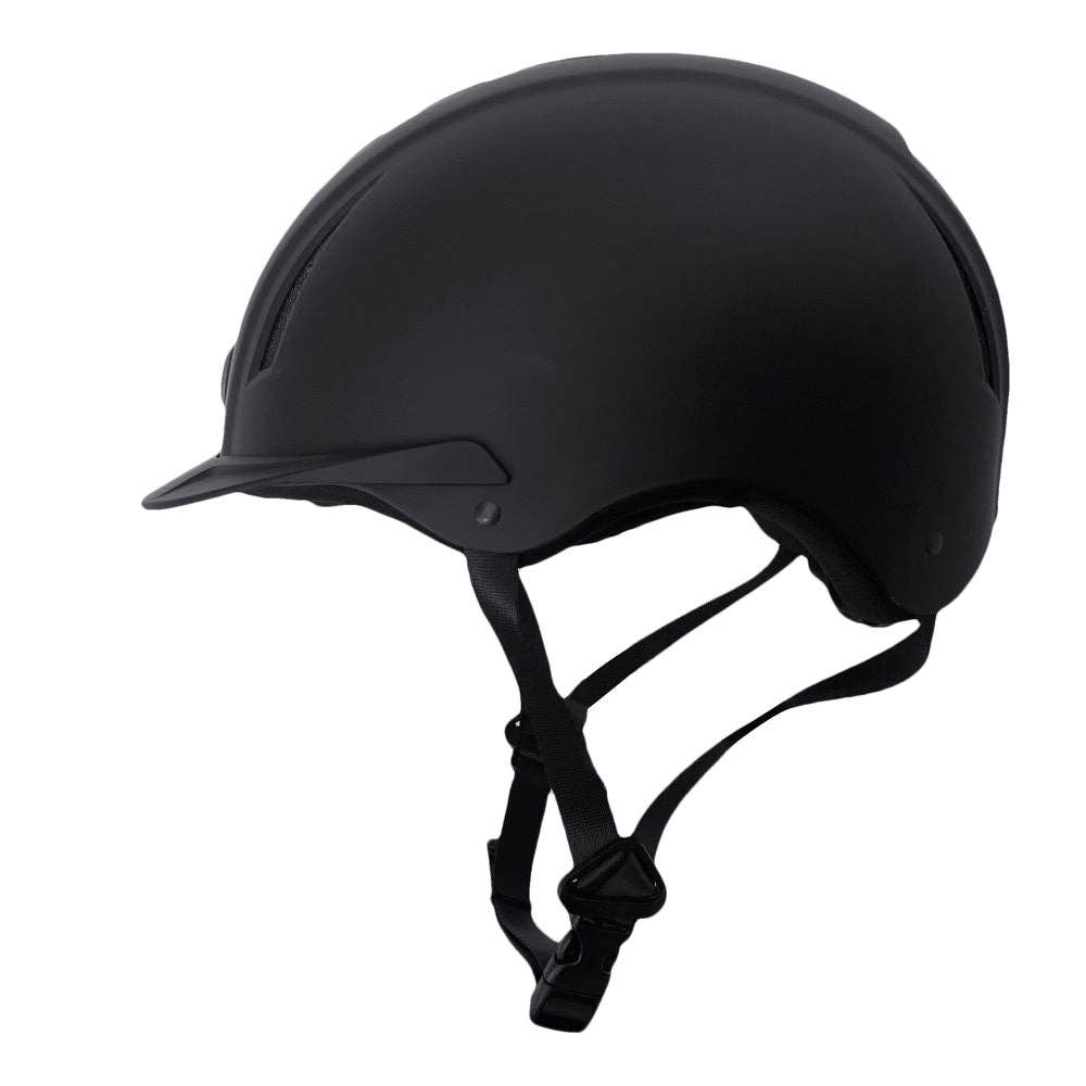 TuffRider Shield Riding Helmet with Adjust A Dial: Black / XS