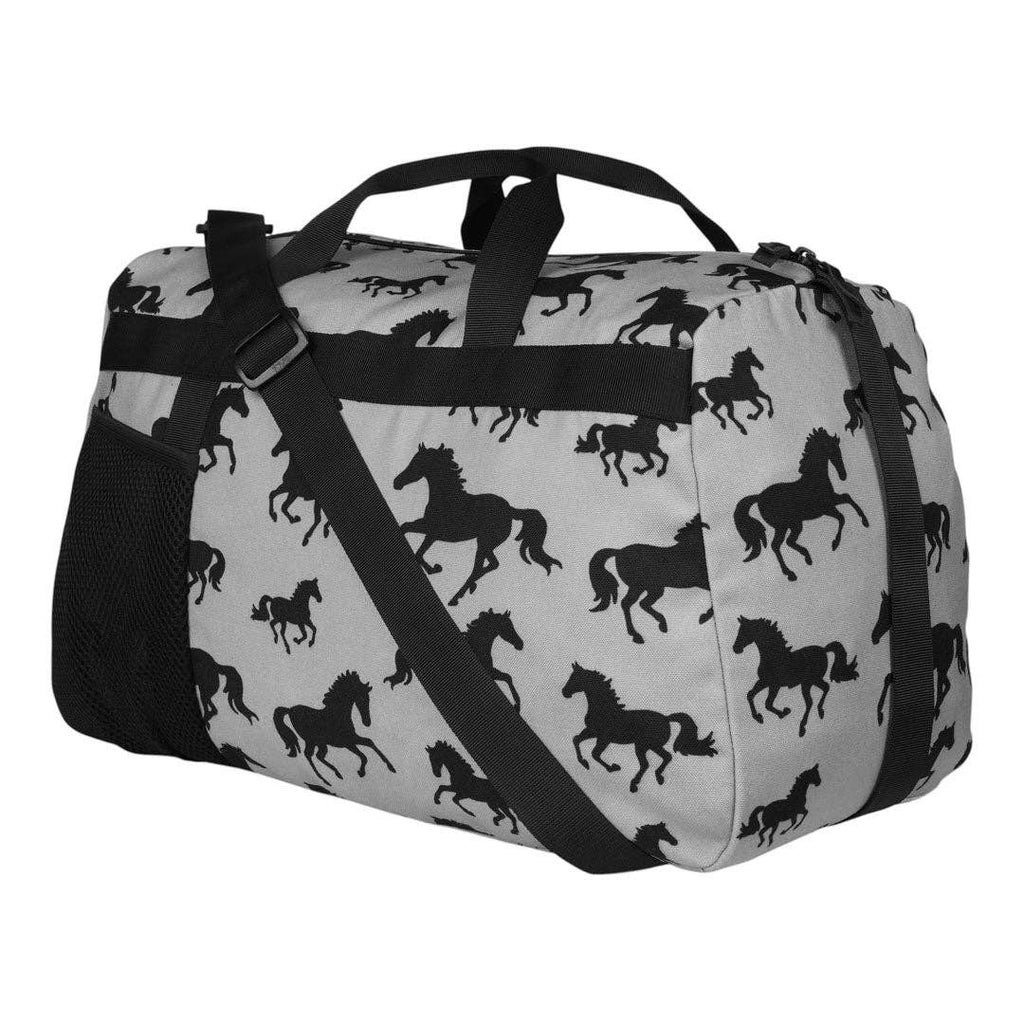 AWST Int'l Lila Silhouette Horse Duffle: Grey / STD