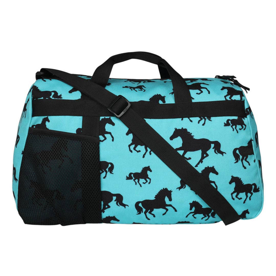 AWST Int'l Lila Silhouette Horse Duffle: Grey / STD