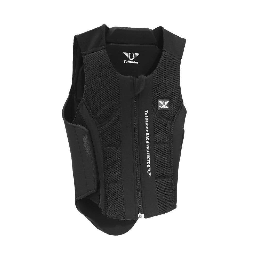 TuffRider Back Protector: Black / Medium