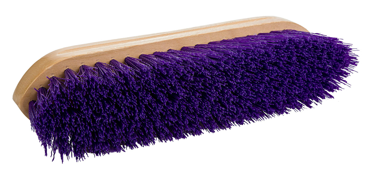 TuffRider Dandy Brush with Wood Handle: Purple / Standard