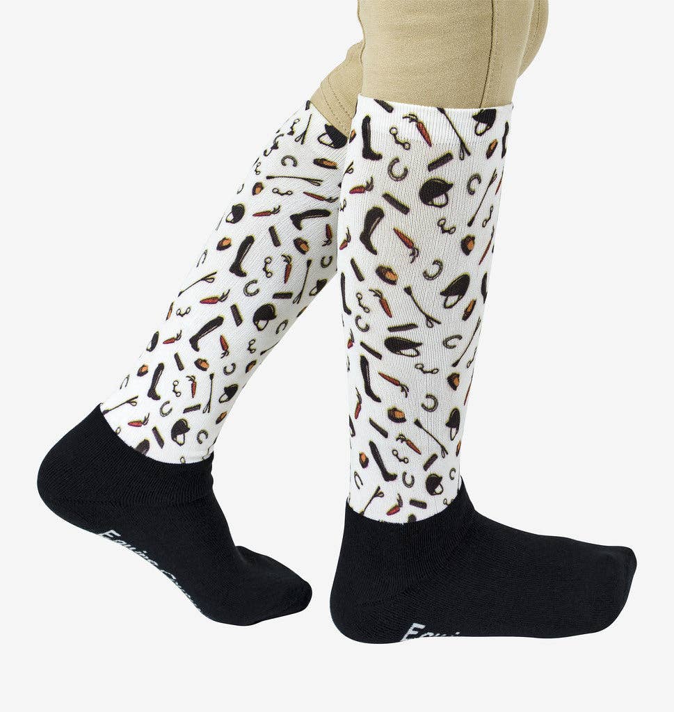 Equine Couture Children's OTC Boot Socks: Gallop / STD