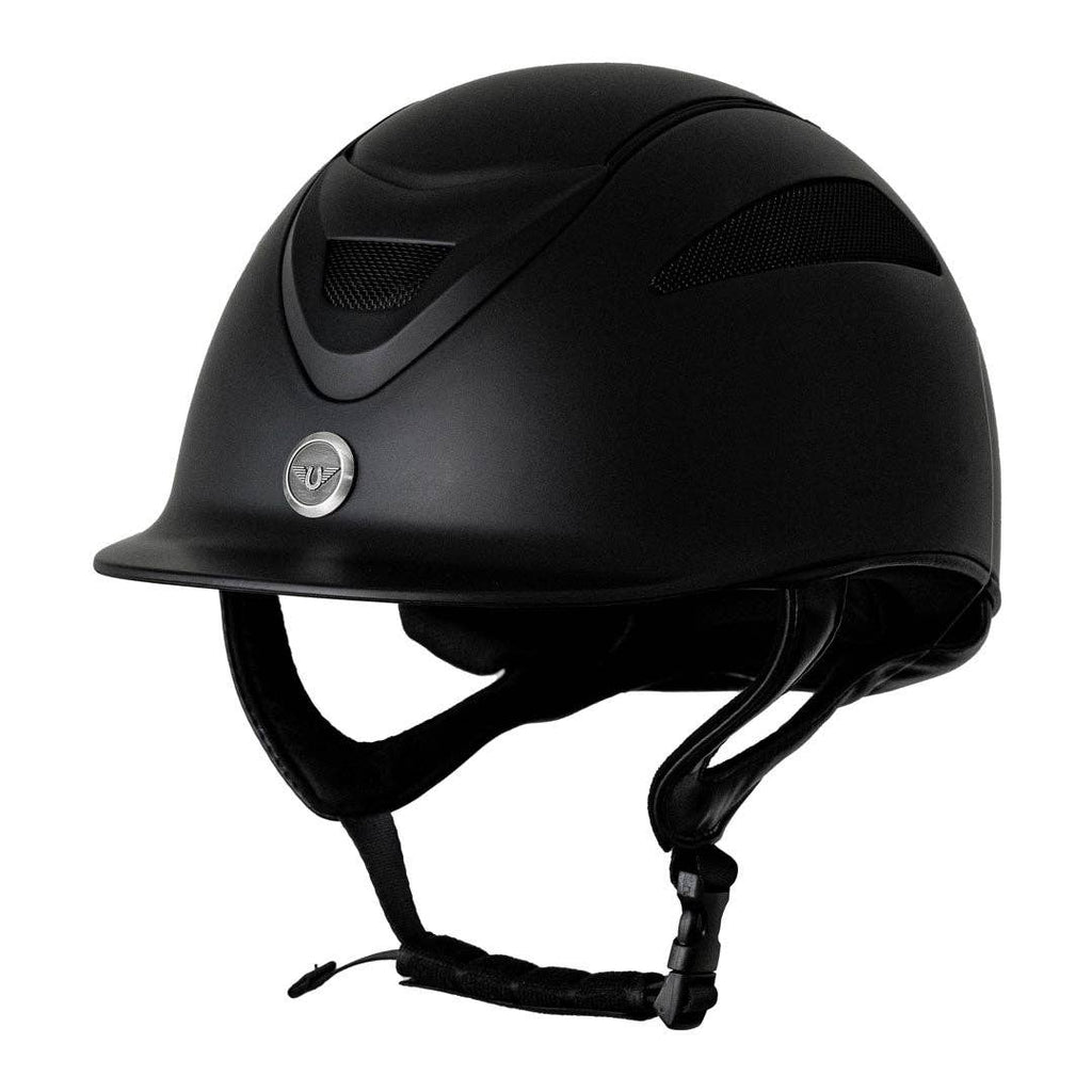 TuffRider Ventek Air Riding Helmet: Silver / M