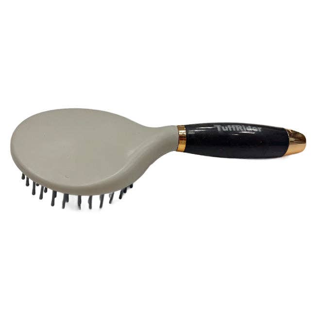 Tuffrider Mane & Tail Brush with Soft Gel Grip: Brown / STD
