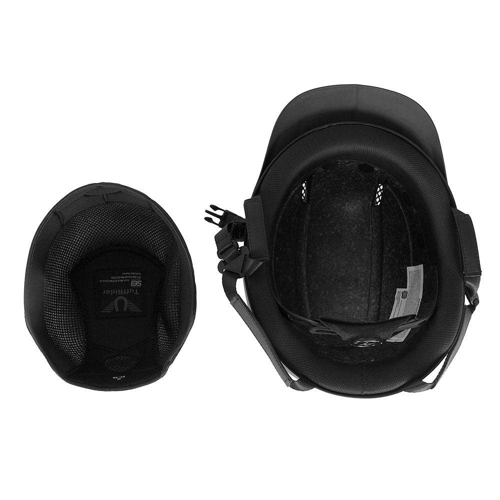 TuffRider Starter Helmet: Black / S