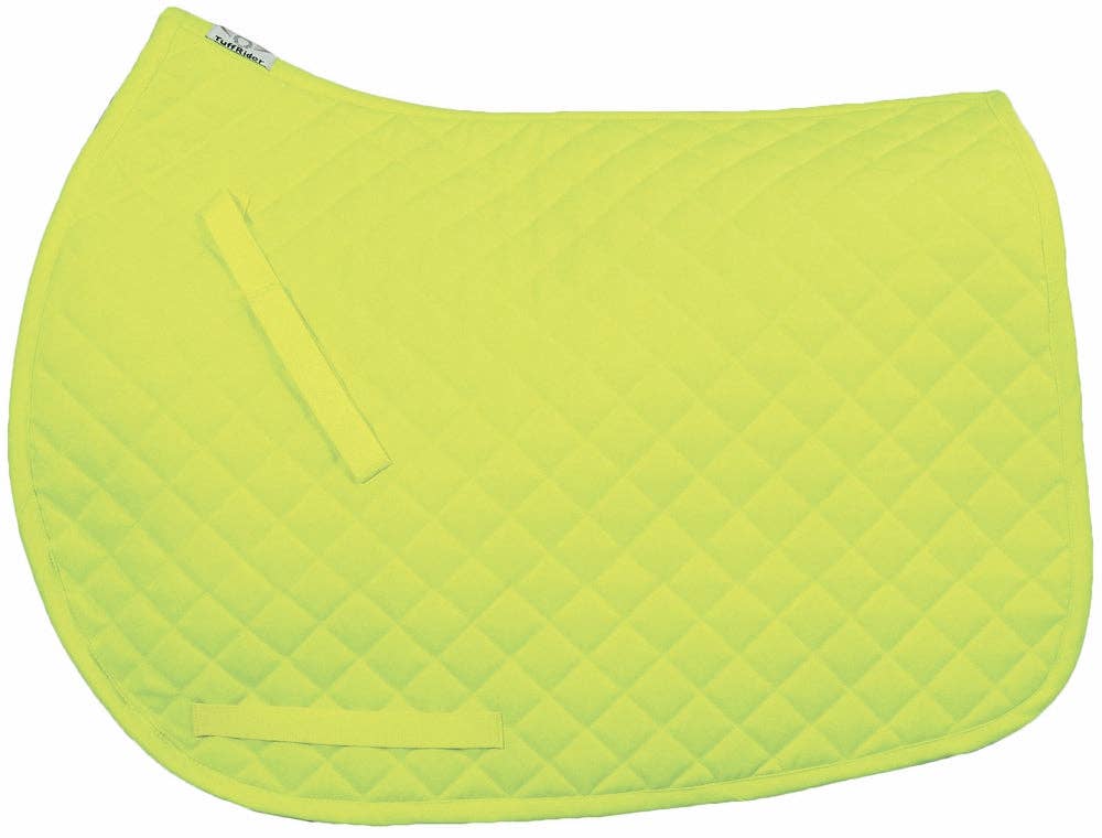 TuffRider Basic All Purpose Saddle Pad: White