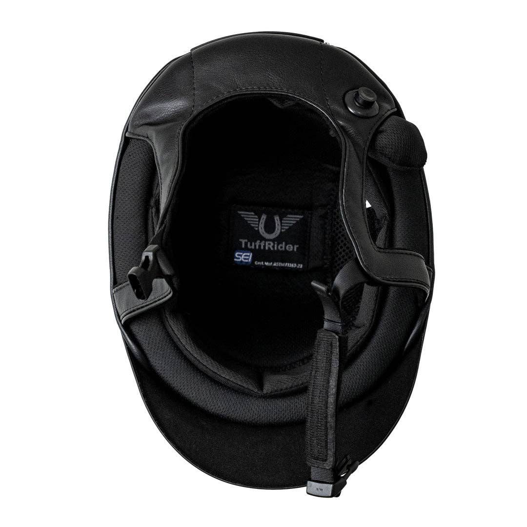 TuffRider Ventek Air Riding Helmet: Silver / M