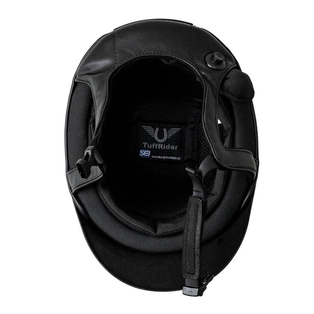 TuffRider Ventek Air Riding Helmet: Silver / L