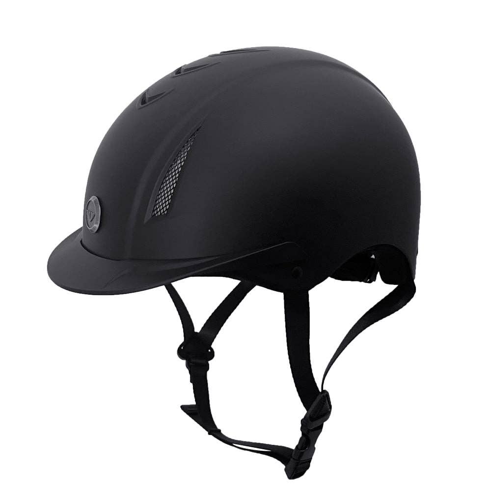 TuffRider Shield Riding Helmet with Adjust A Dial: Black / XS
