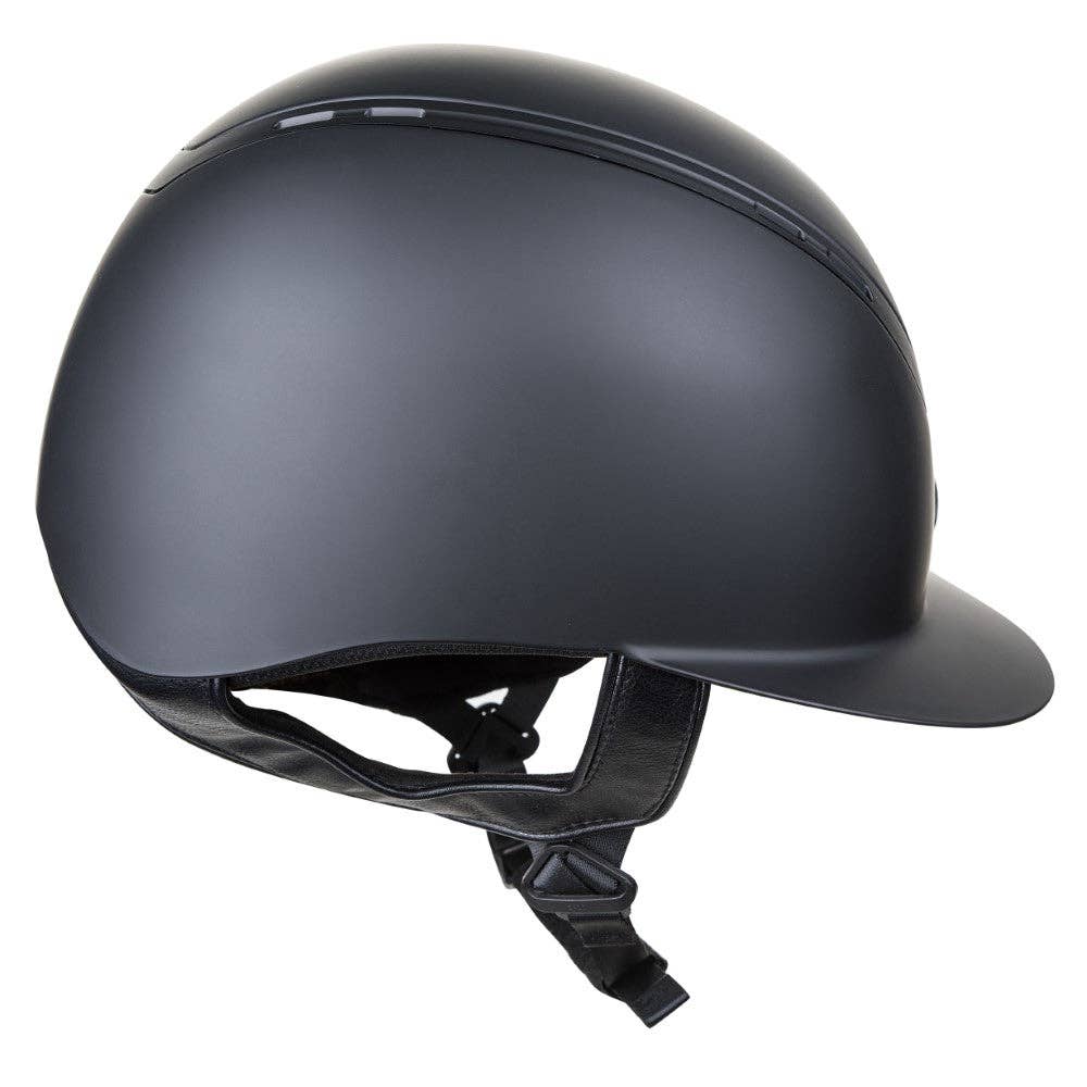 TuffRider Guardian Wide Brim Helmet: Black / Large