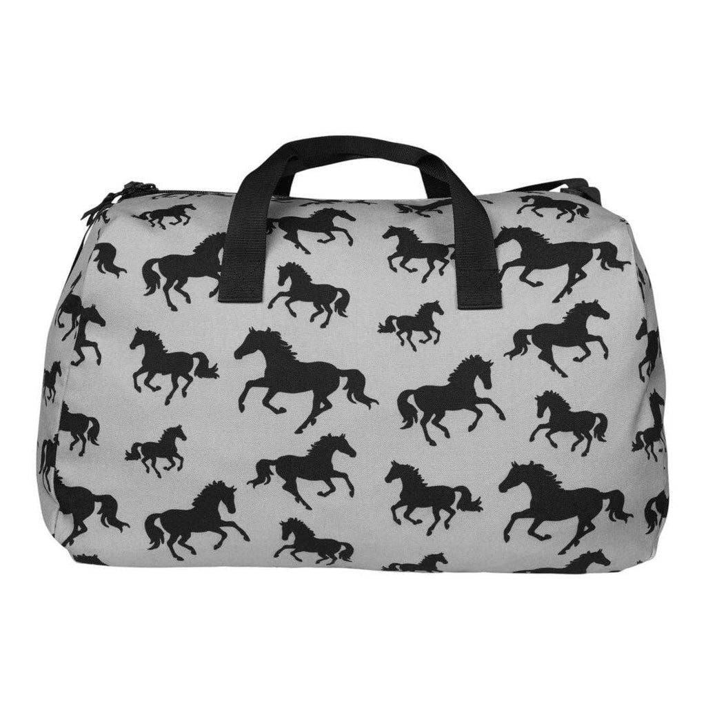 AWST Int'l Lila Silhouette Horse Duffle: Grey / STD