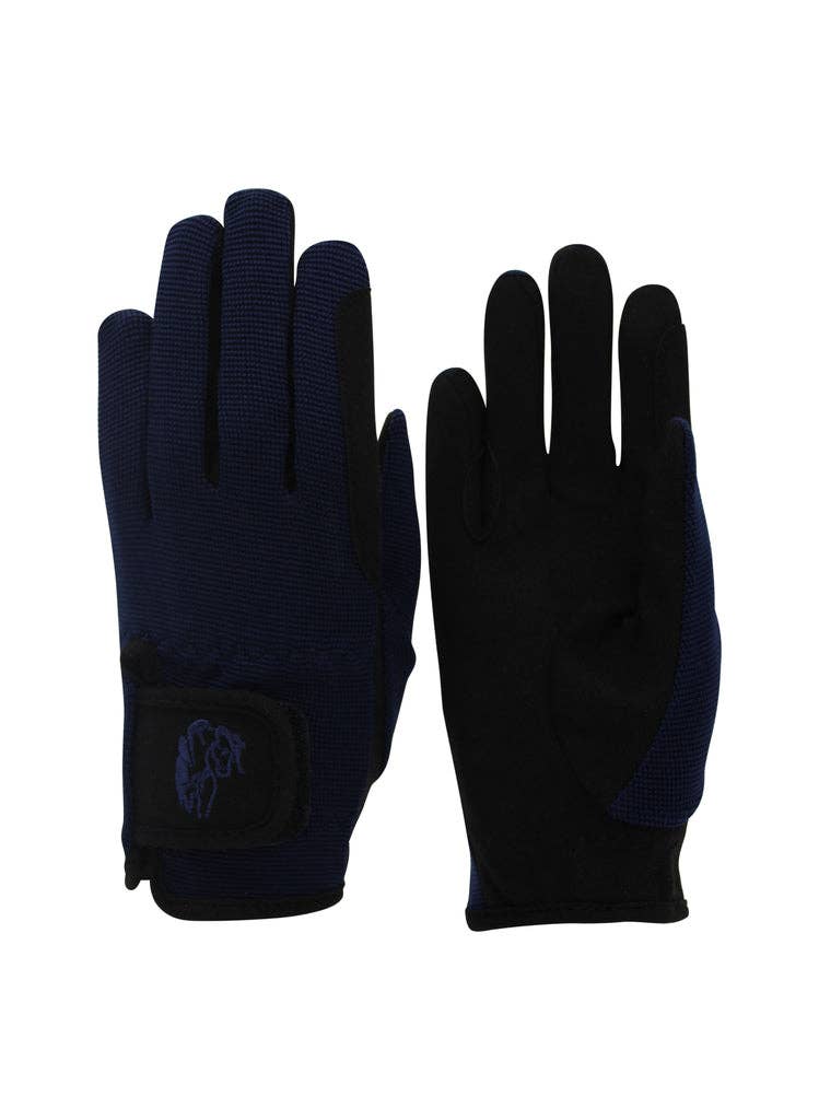 TuffRider Children's Performance Riding Gloves: Purple / M