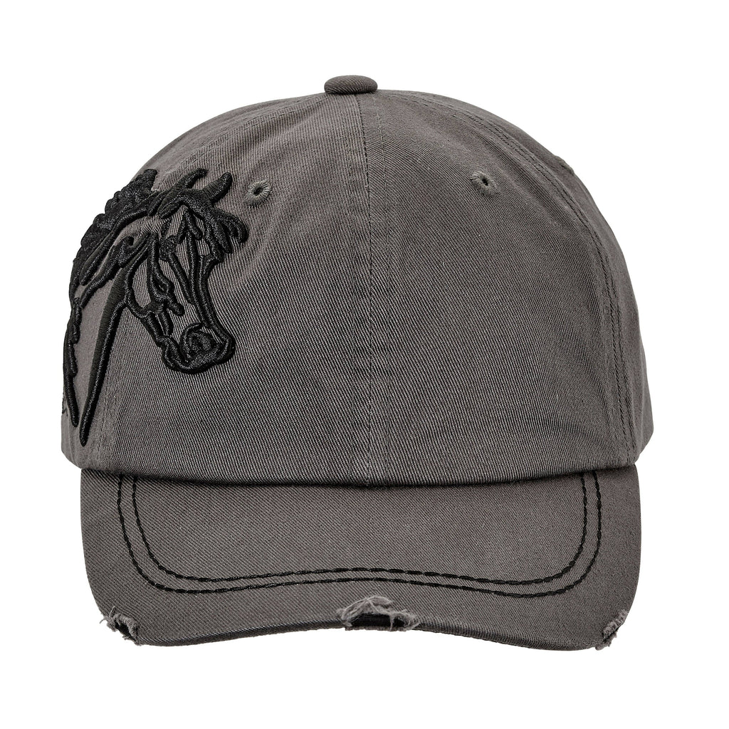 AWST Int'l Lila 3D Horse Head Cap: Espresso