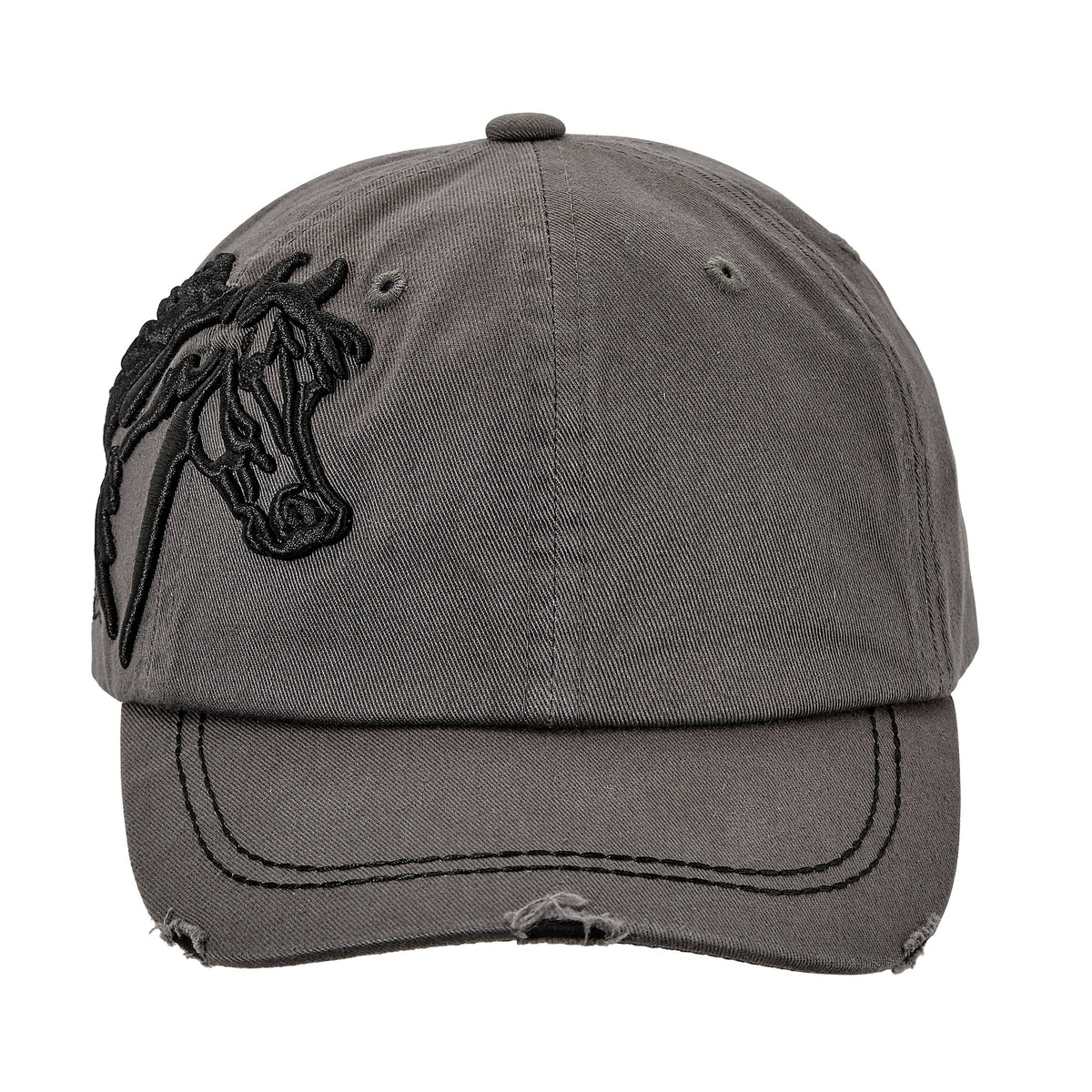 AWST Int'l Lila 3D Horse Head Cap: Espresso
