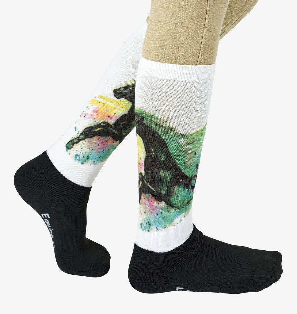 Equine Couture Children's OTC Boot Socks: Gallop / STD