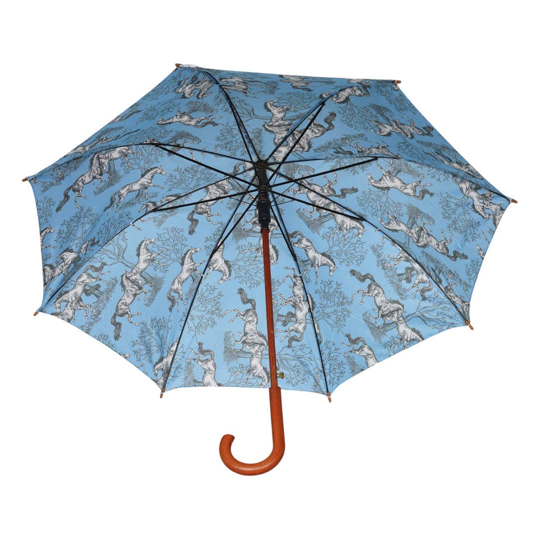 AWST Int'l Lila Umbrella- Lila Blue Toile: Blue / STD