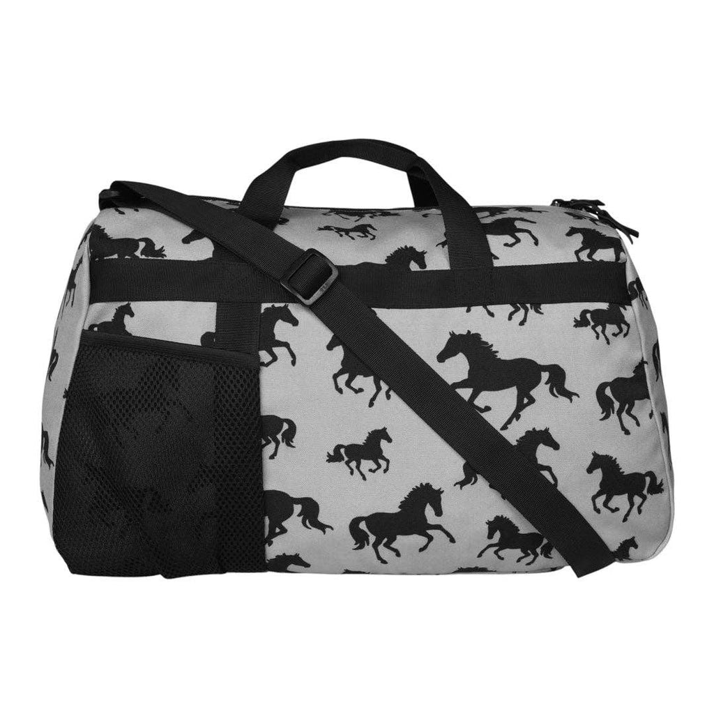 AWST Int'l Lila Silhouette Horse Duffle: Grey / STD