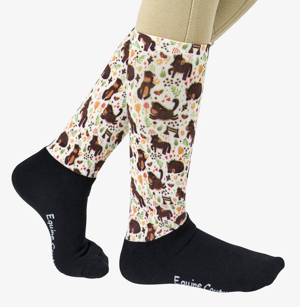 Equine Couture Children's OTC Boot Socks: Gallop / STD