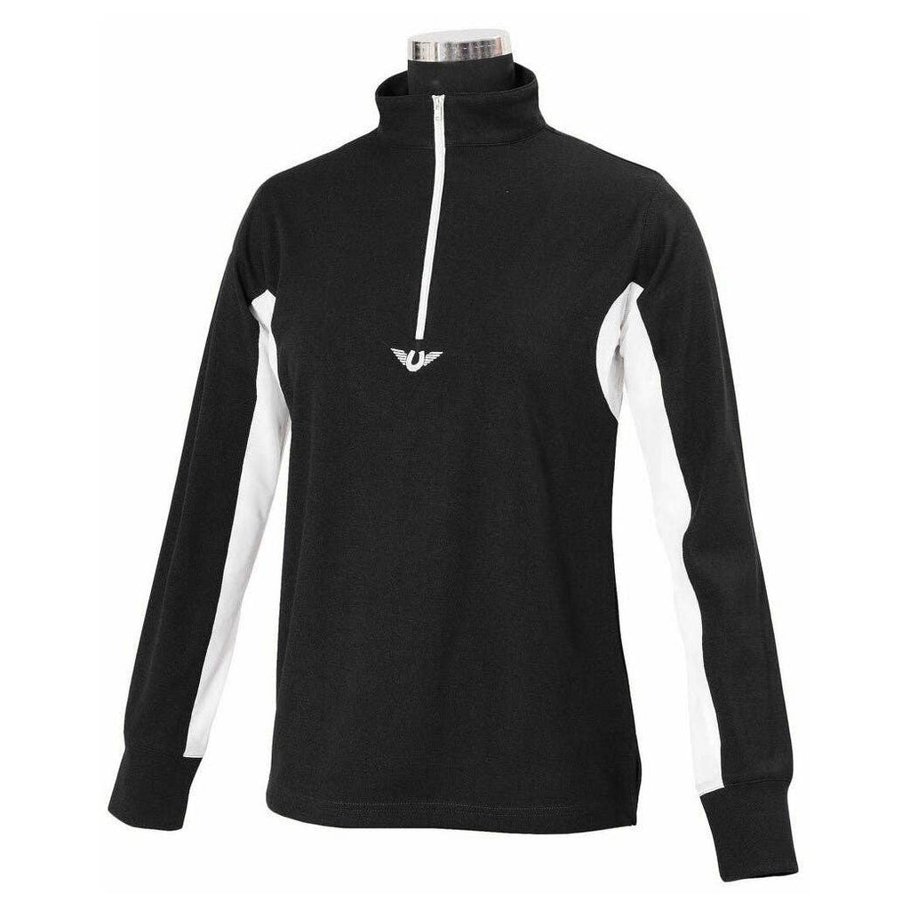 TuffRider Children's Ventilated Technical Long Sleeve Shirt: Petal Pink / Large