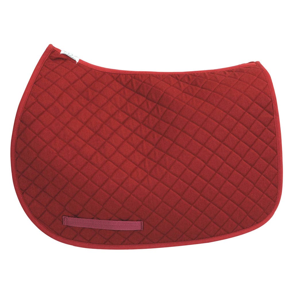 TuffRider Basic All Purpose Saddle Pad: White