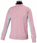 TuffRider Children's Ventilated Technical Long Sleeve Shirt: Petal Pink / Large