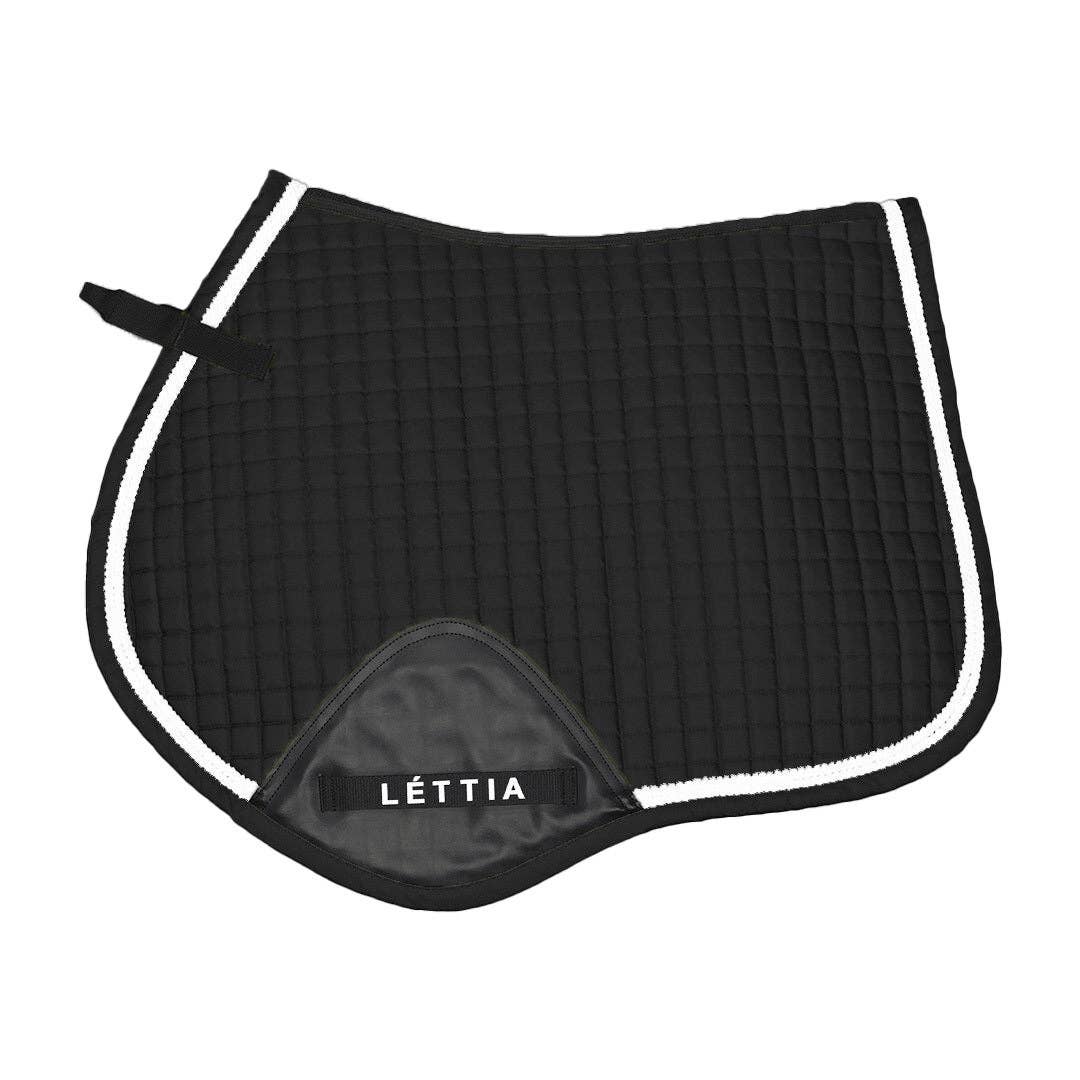 Lettia Shadow Jump Saddle Pad: Ice Blue / STD