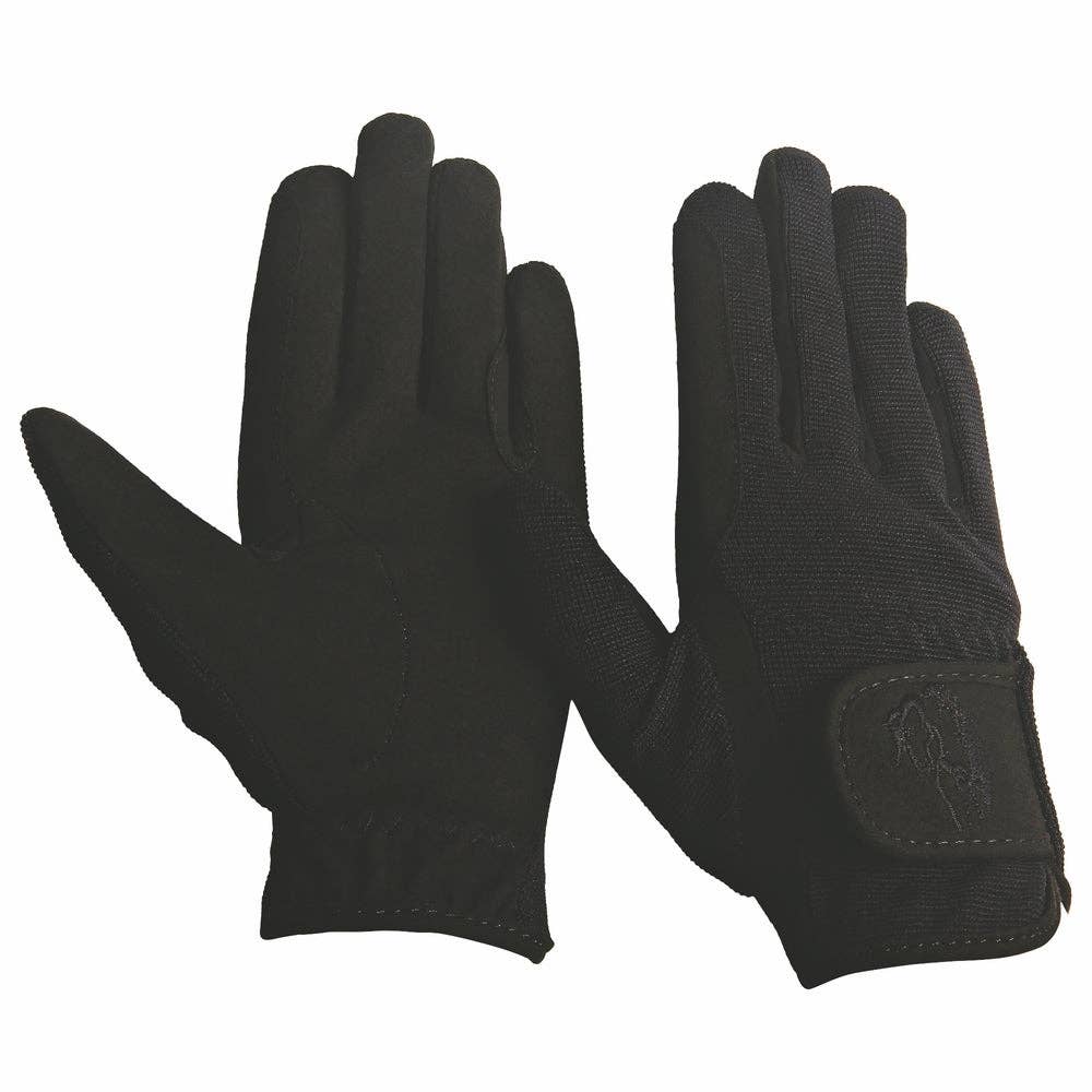 TuffRider Children's Performance Riding Gloves: Purple / M