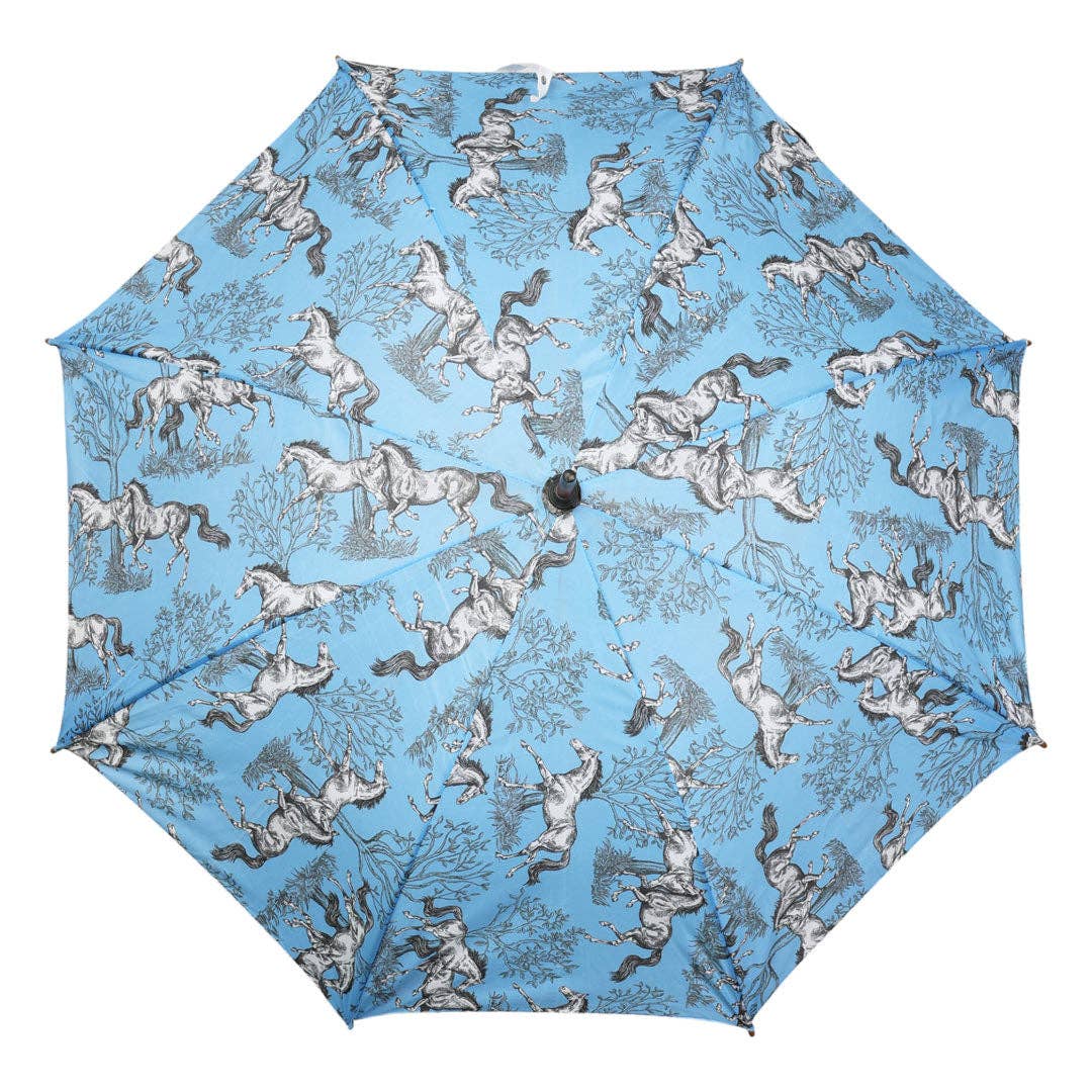 AWST Int'l Lila Umbrella- Lila Blue Toile: Blue / STD