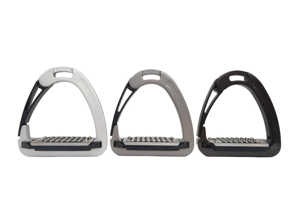 TuffRider Children Tech Safety Stirrups 4": Black / 4