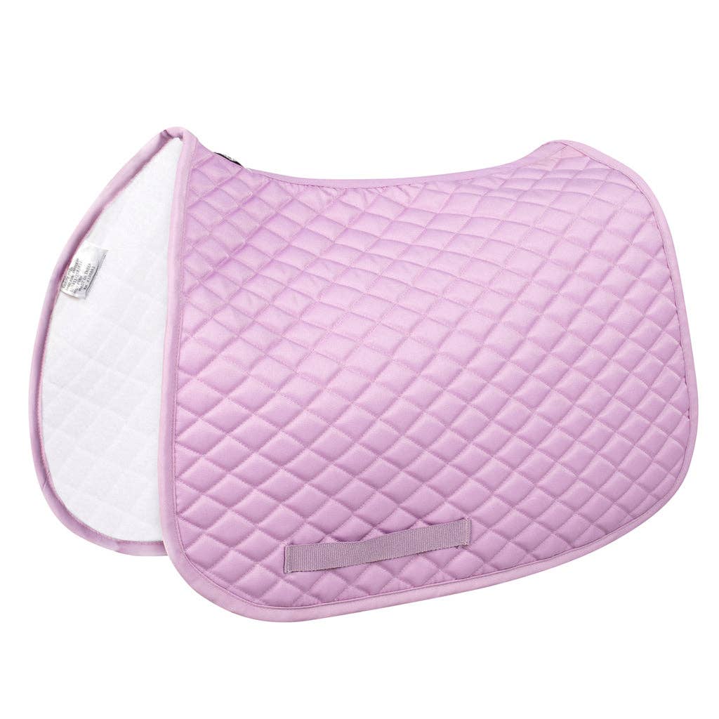 TuffRider Basic All Purpose Saddle Pad: Periwinkle Violet