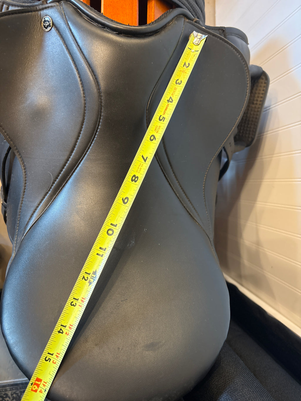 16” Riviera Newport Synthetic Lightweight Saddle includes stirrups, leathers and girth