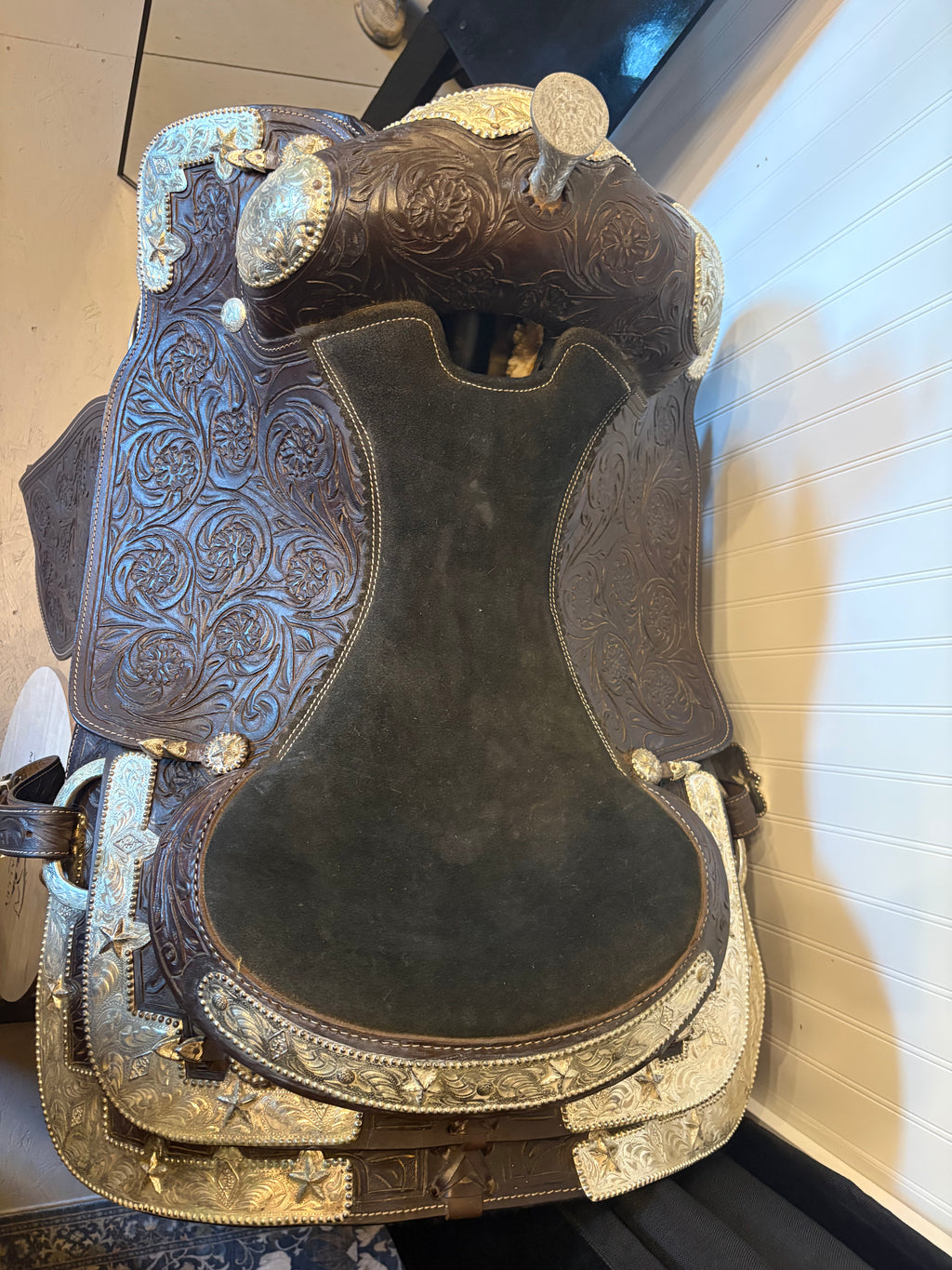 Stunning Western Show Saddle 18”