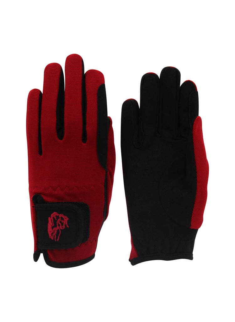 TuffRider Children's Performance Riding Gloves: Purple / M