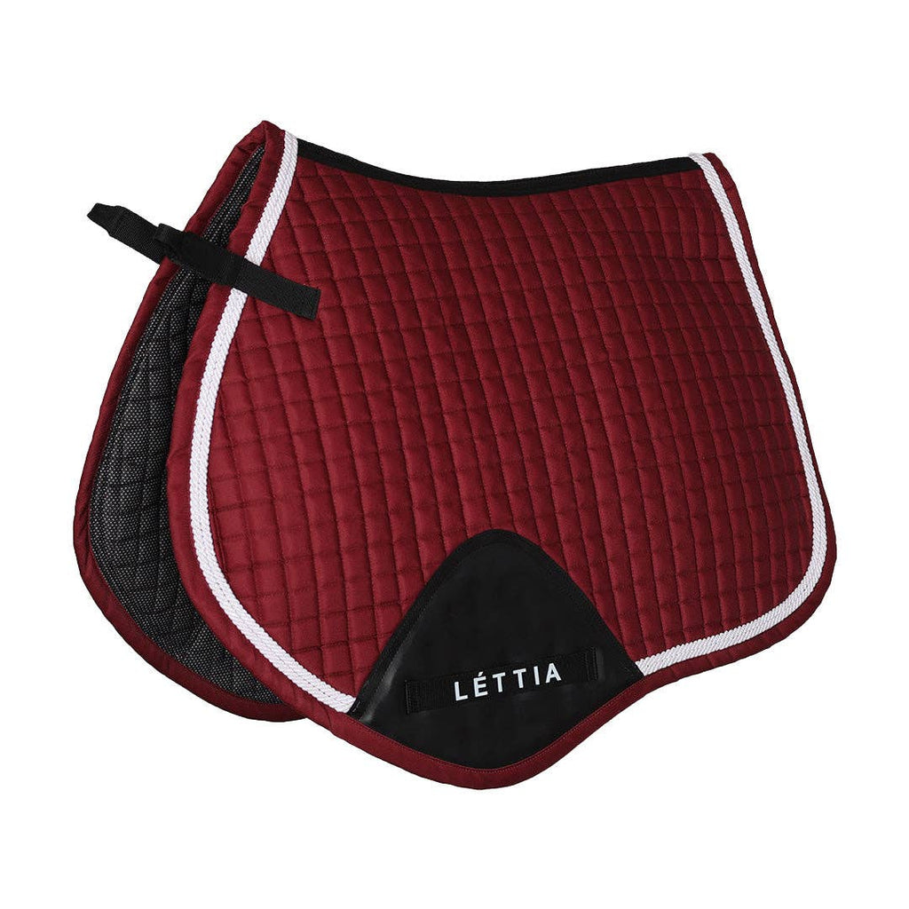 Lettia Shadow Jump Saddle Pad: Ice Blue / STD