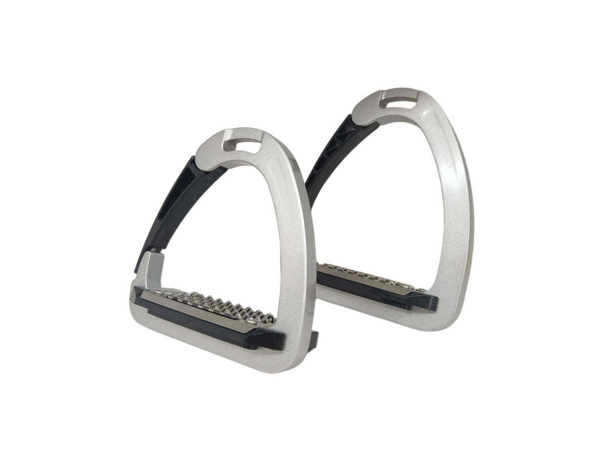 TuffRider Children Tech Safety Stirrups 4": Black / 4