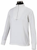 TuffRider Children's Ventilated Technical Long Sleeve Shirt: White / Medium