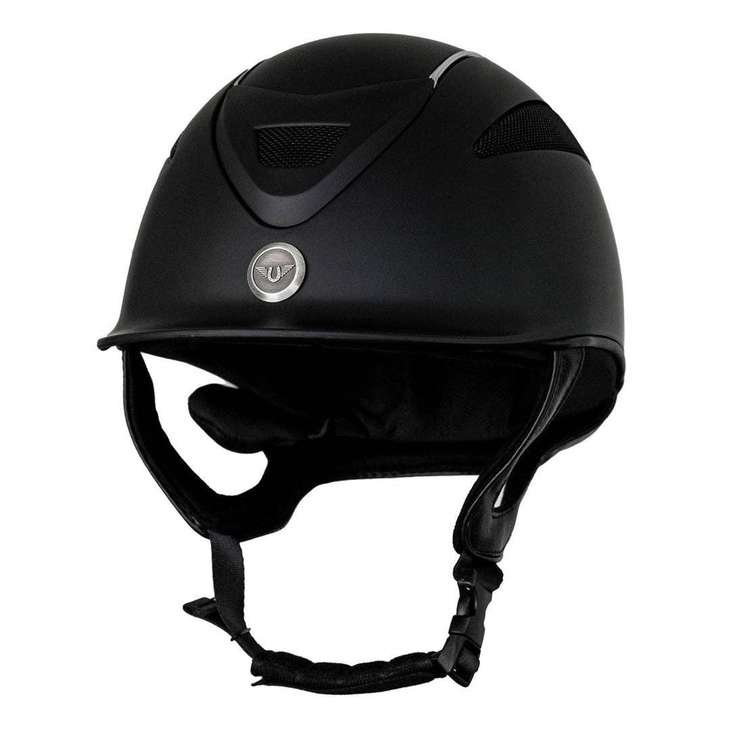 TuffRider Ventek Air Riding Helmet: Silver / M