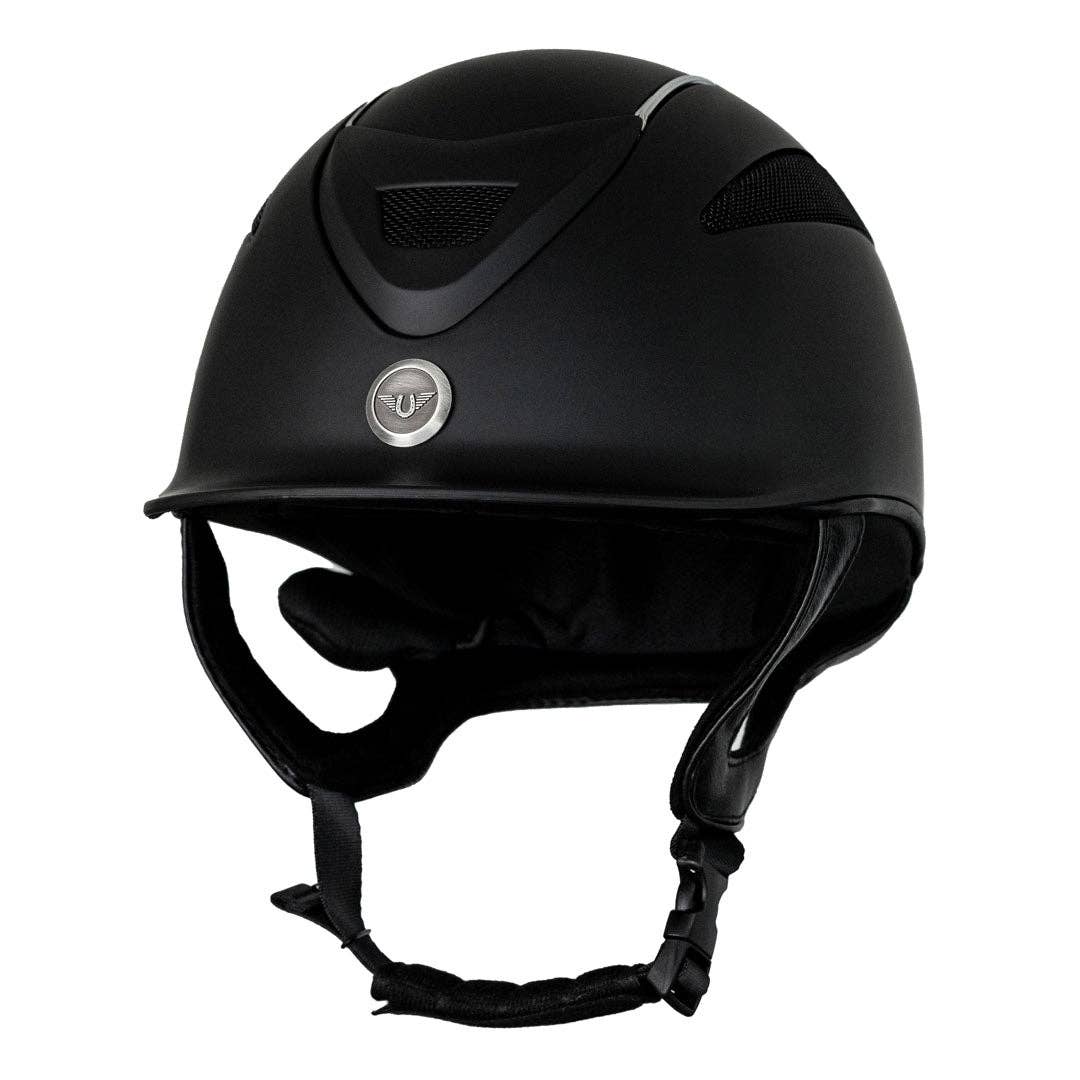 TuffRider Ventek Air Riding Helmet: Silver / M
