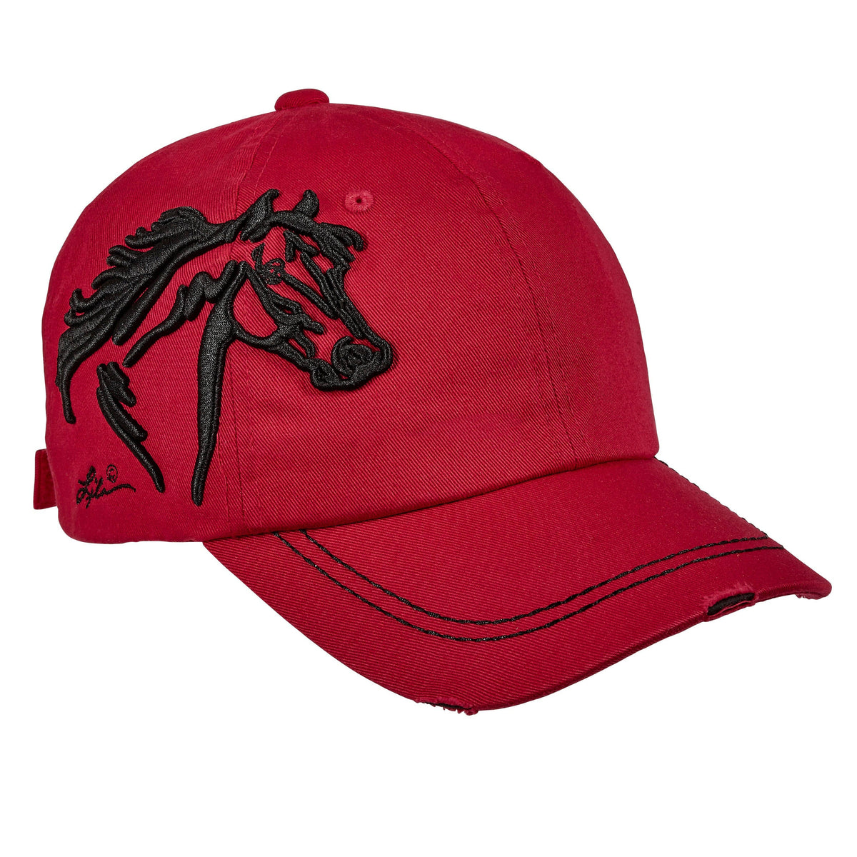 AWST Int'l Lila 3D Horse Head Cap: Espresso