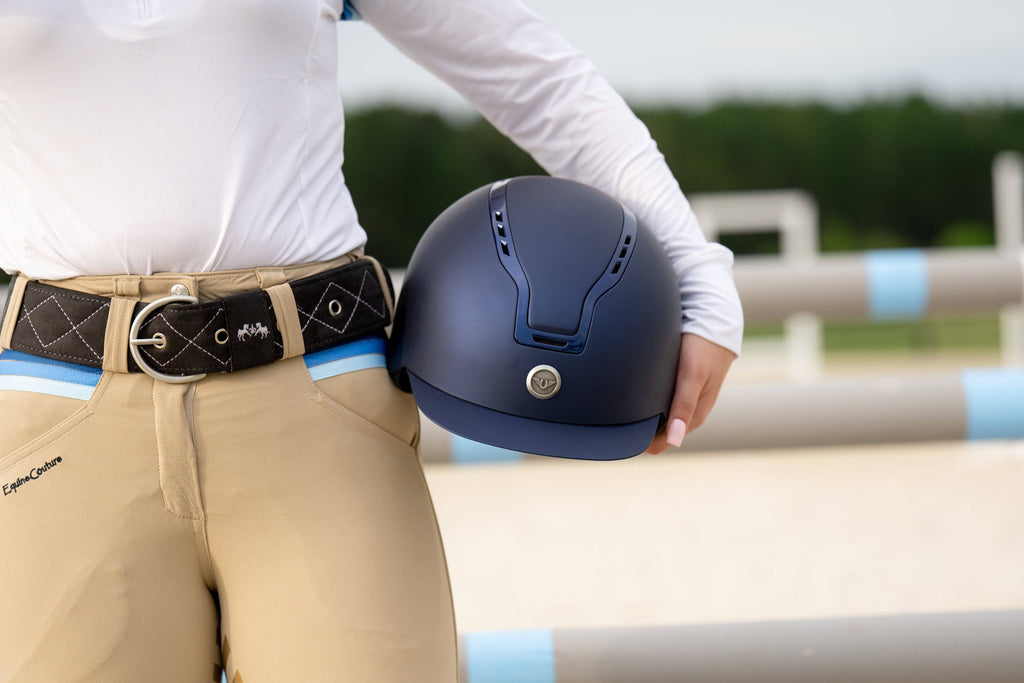 TuffRider Essential Helmet: Navy / Small