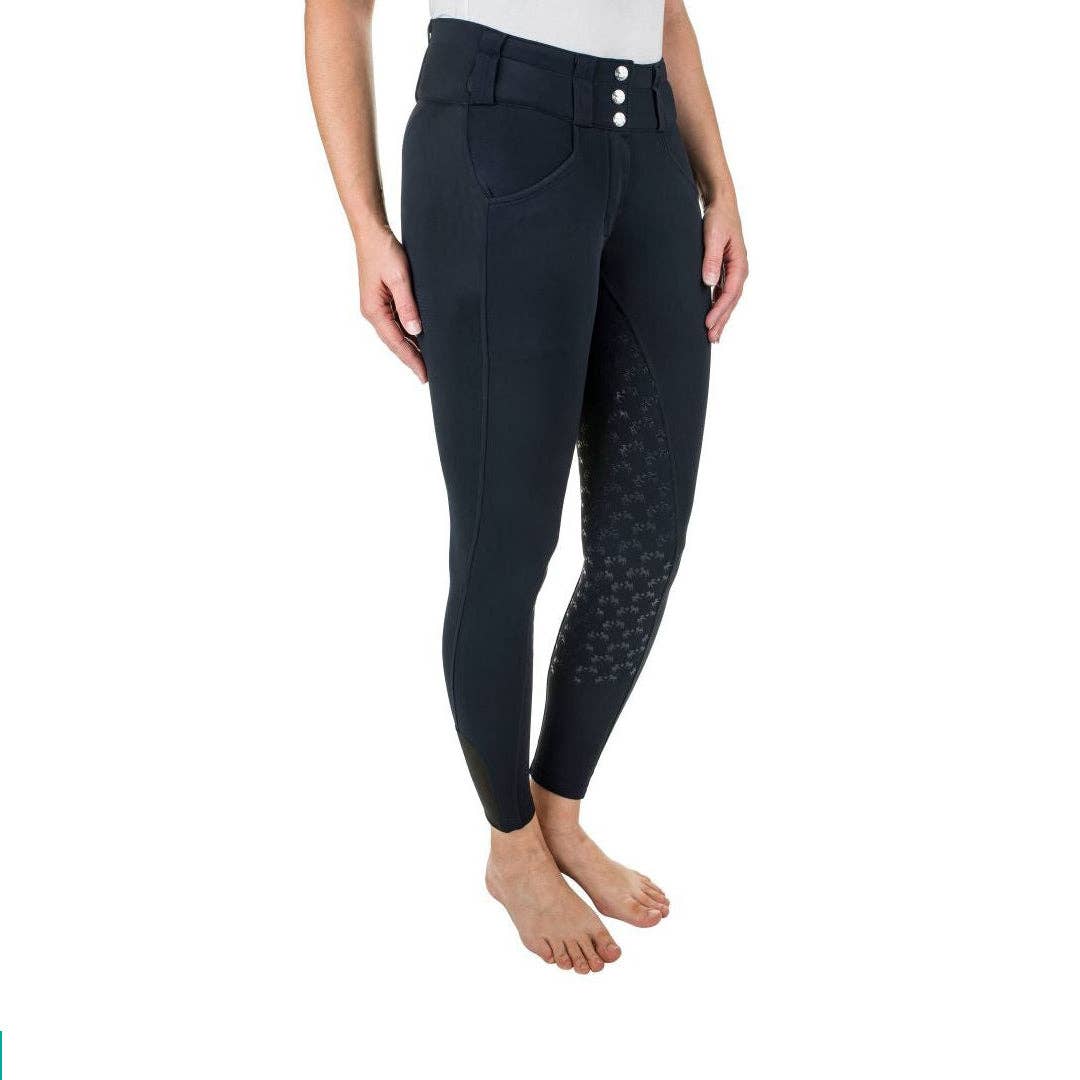 Equine Couture Ladies Nicole 3 Season Silicone Full Seat Breeches: 26