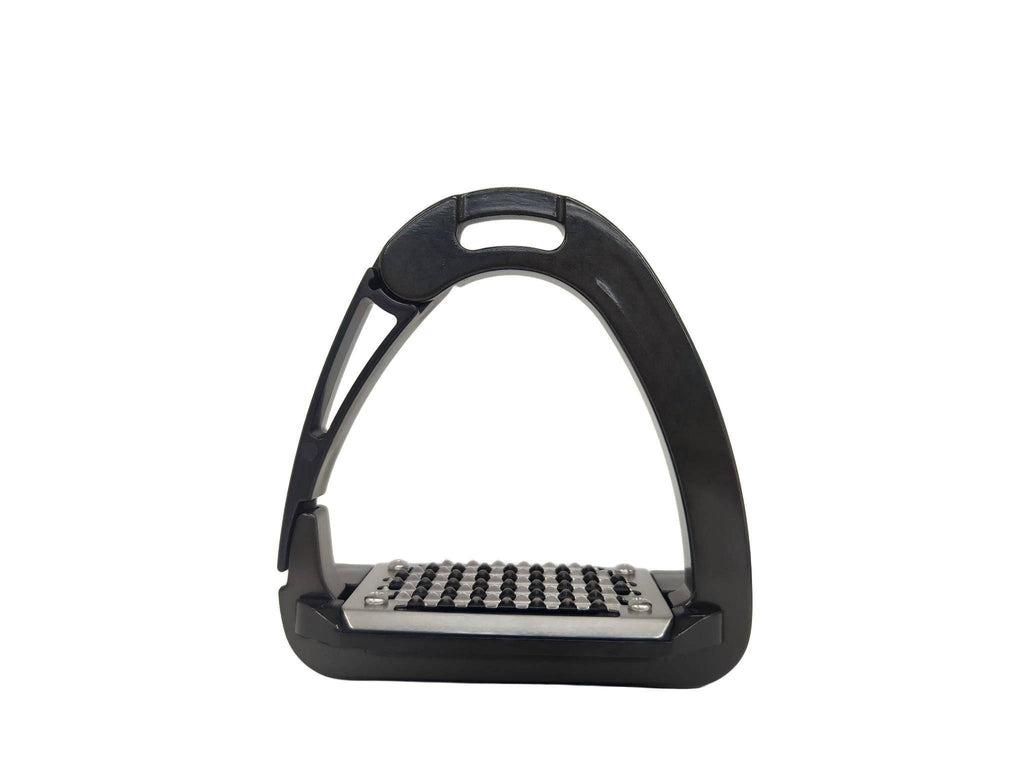TuffRider Children Tech Safety Stirrups 4": Black / 4