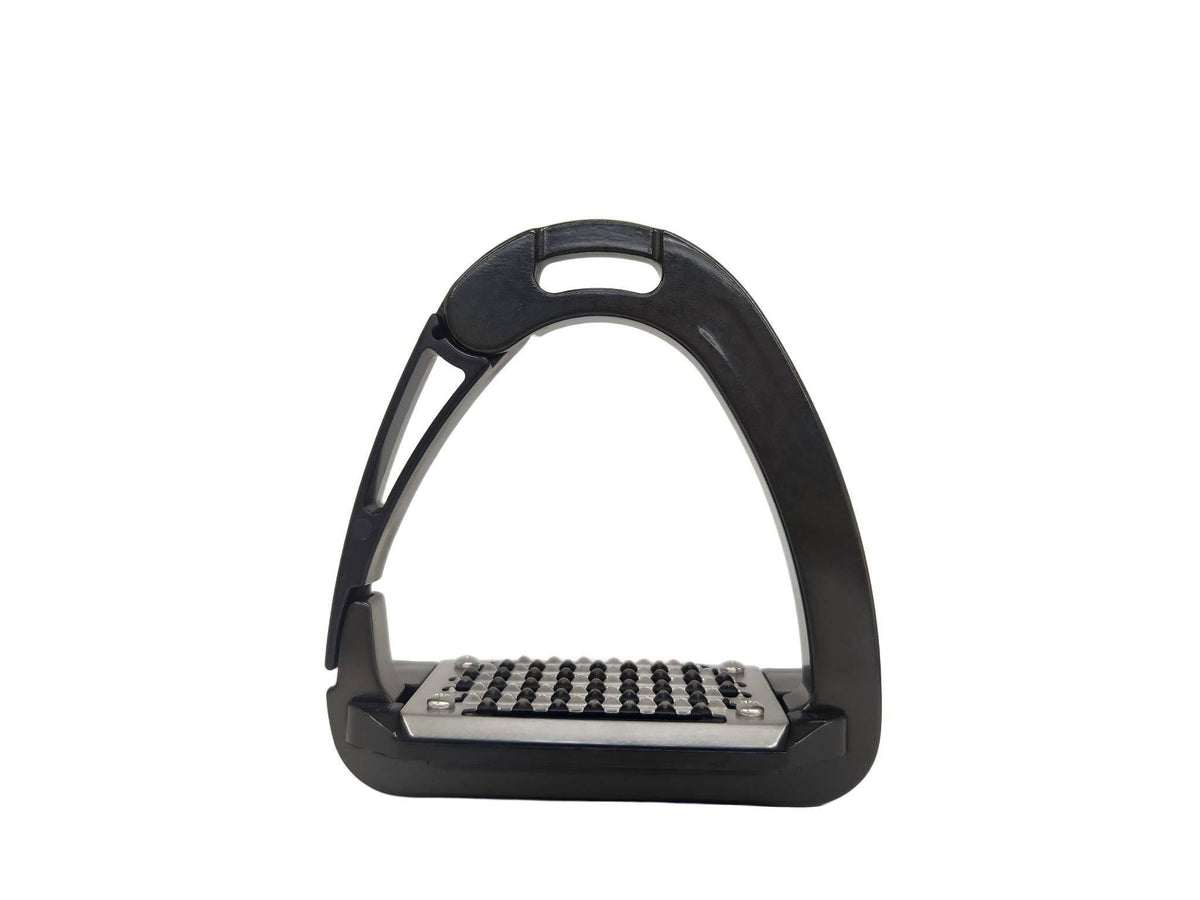TuffRider Children Tech Safety Stirrups 4": Black / 4