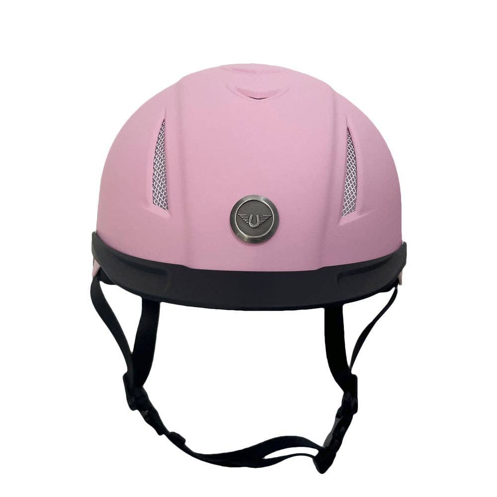 TuffRider Shield Riding Helmet with Adjust A Dial: Black / L