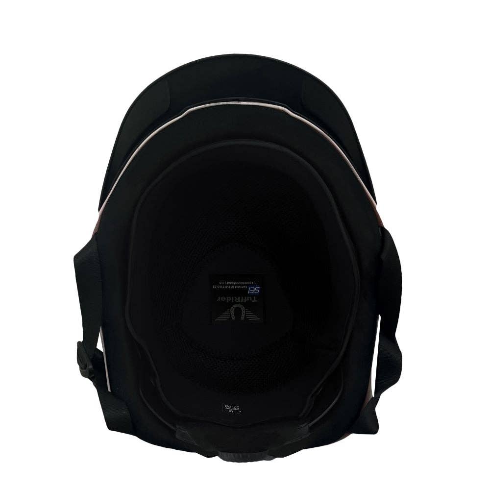 TuffRider Shield Riding Helmet with Adjust A Dial: Black / L