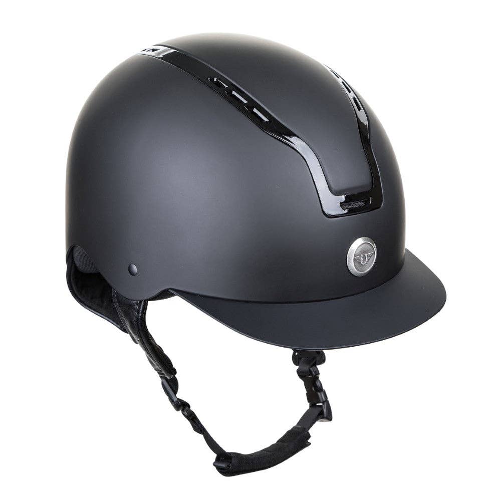 TuffRider Essential Helmet: Black / Medium