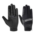 TuffRider Ladies Cool Rider Mesh Summer Riding Gloves: Black / X-Large