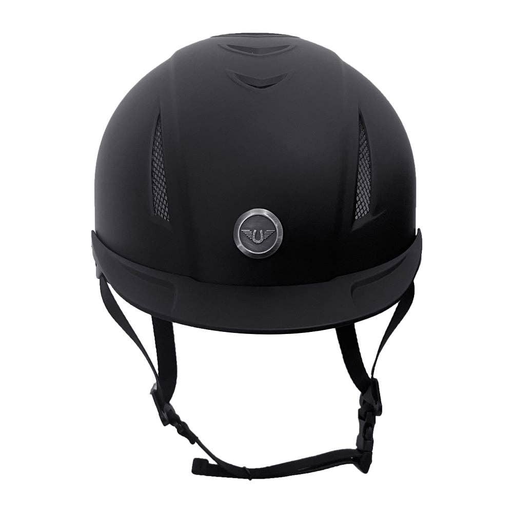 TuffRider Shield Riding Helmet with Adjust A Dial: Black / XS