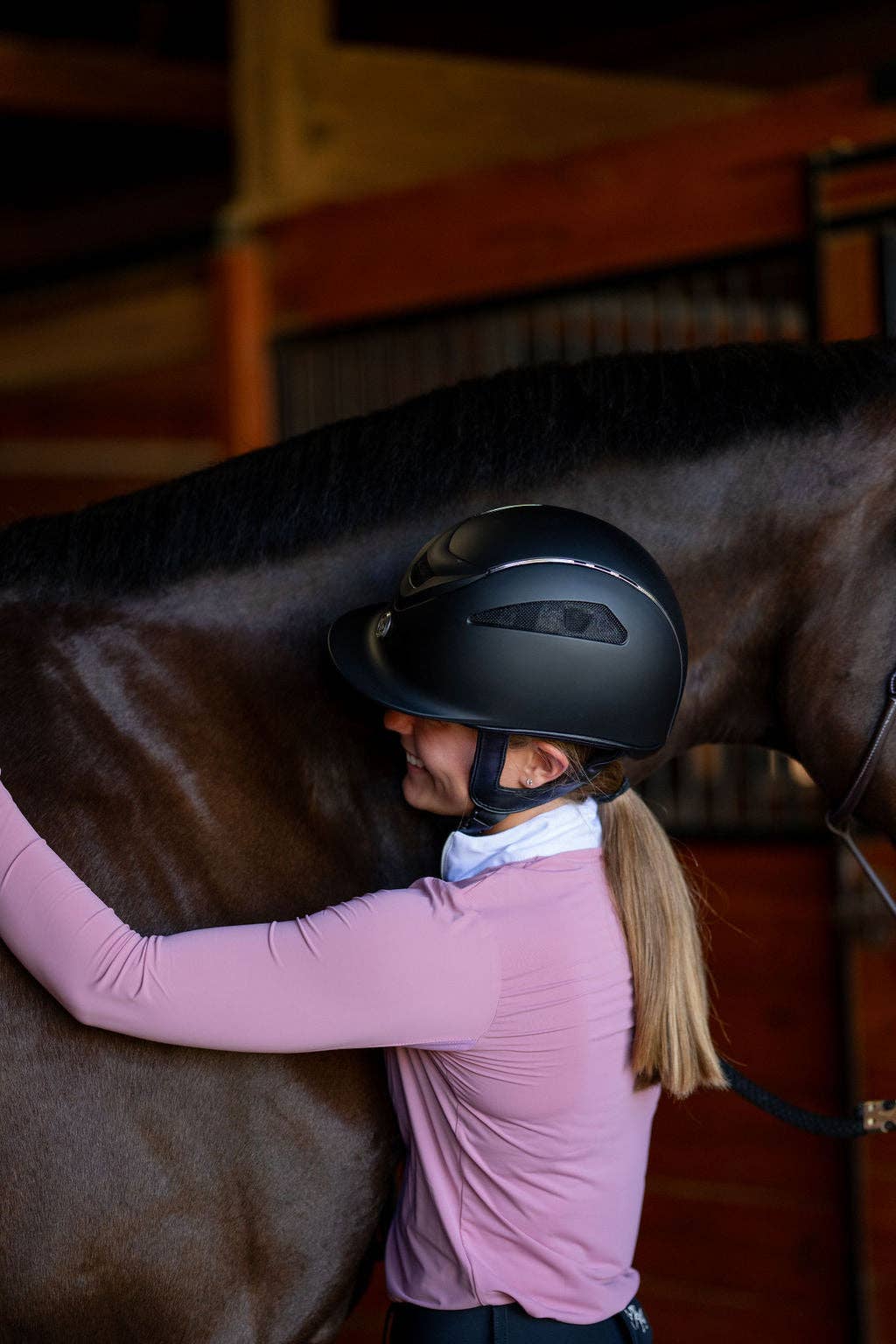 TuffRider Ventek Air Riding Helmet: Black / M