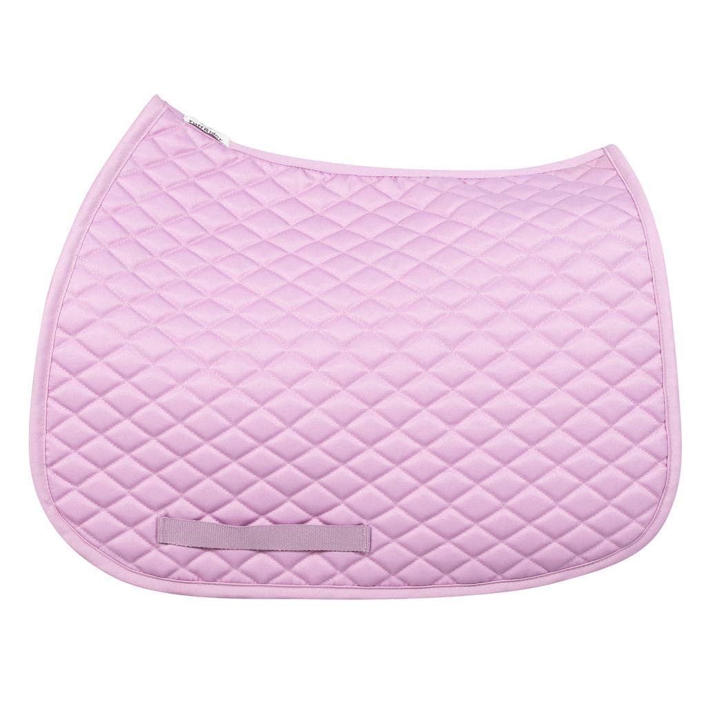 TuffRider Basic All Purpose Saddle Pad: Periwinkle Violet